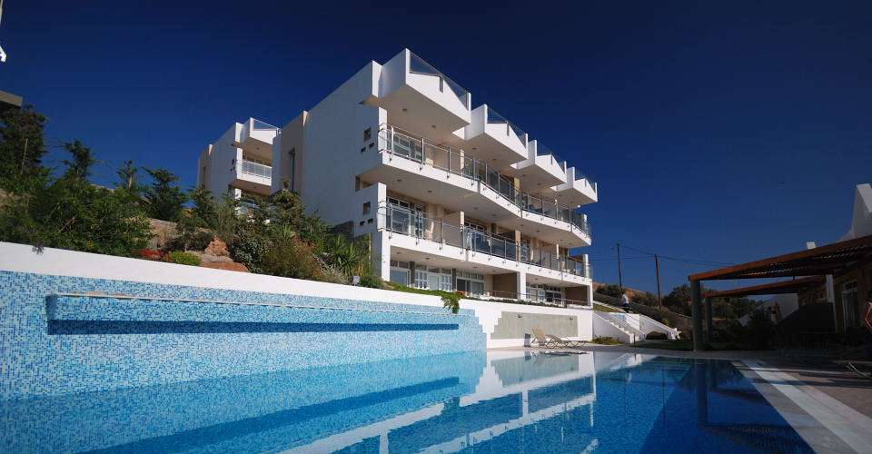 Exclusive development of luxury holiday accommodation with shared pool in south east Crete